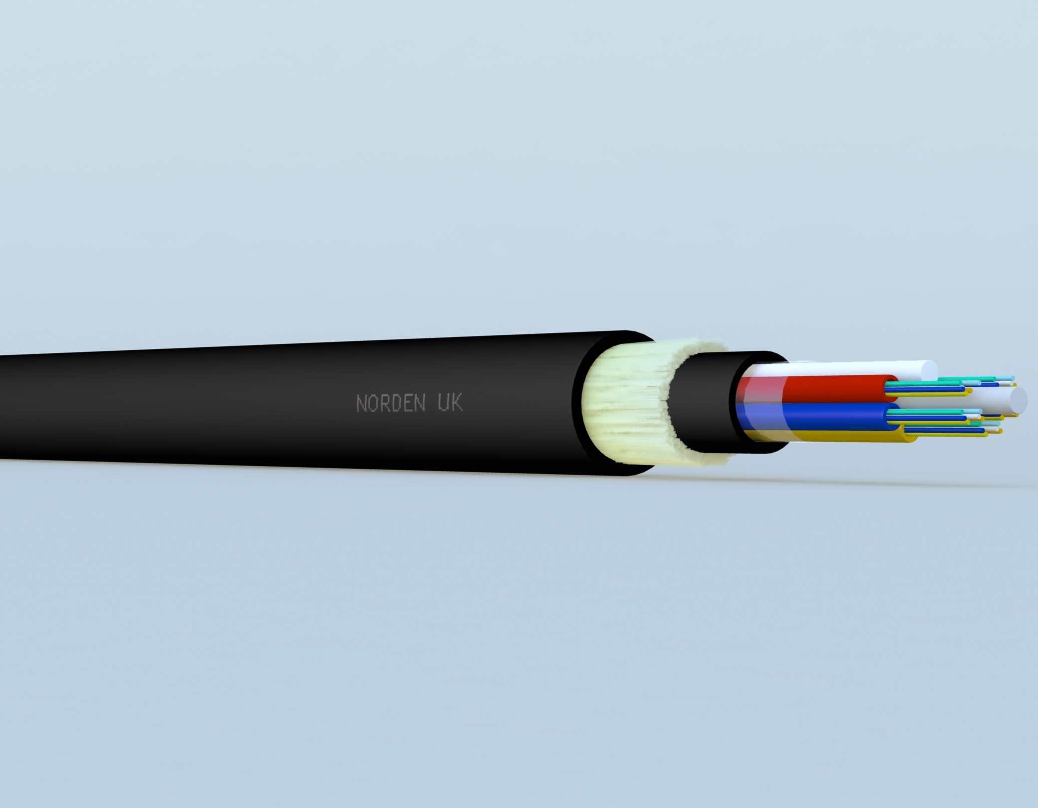 ADSS (All Dielectric Self Supported) 2PE Sheath Optical Cable